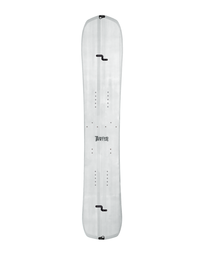 White custom resin tint freeride splitboard