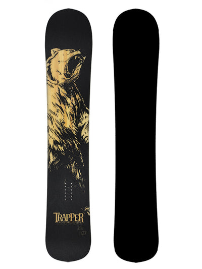 Big-mountain snowboard Grizzly Bear graphic by Shanna Duncan
