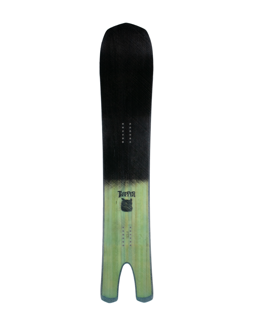Trapper snowboard on white background