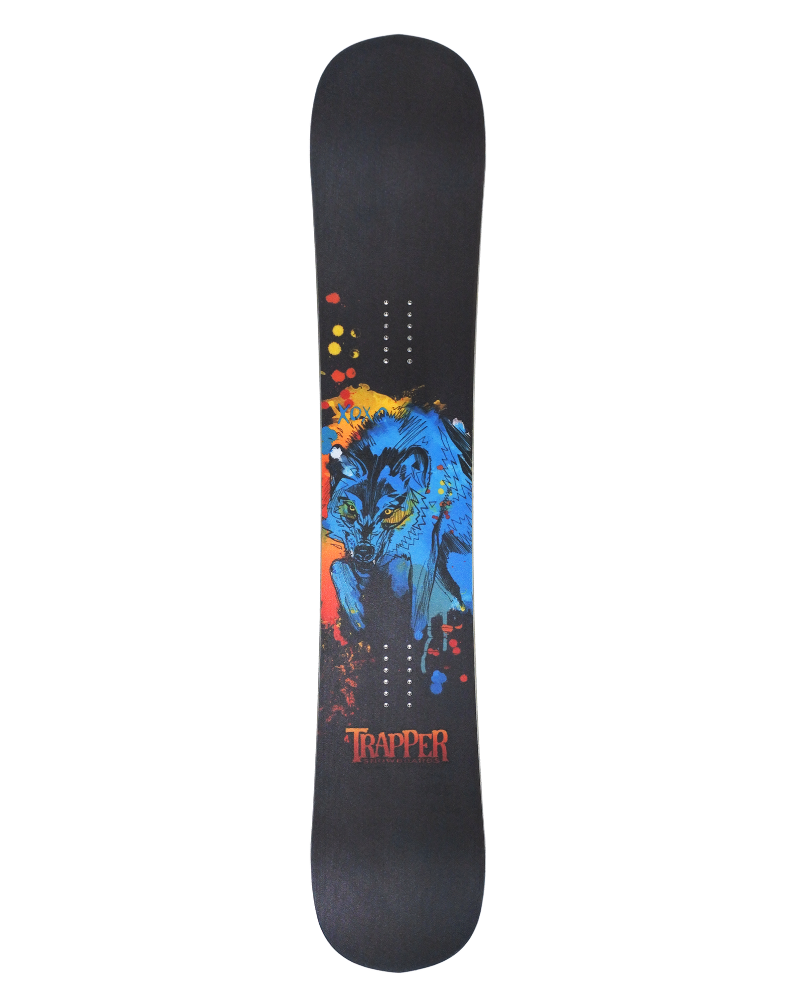 Trapper Snowboards Howler Powder Twin Snowboard Wolf graphic artist Ben Tour