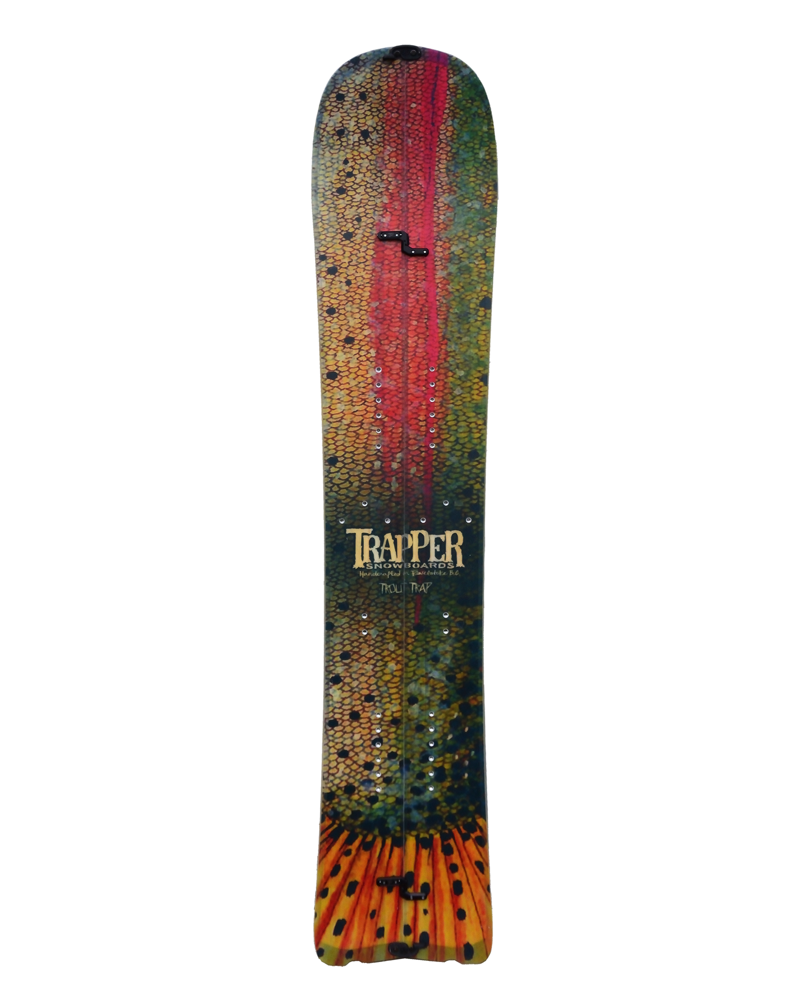 Trapper Snowboards Trout Trap Splitboard Cutthroat Rainbow Graphic