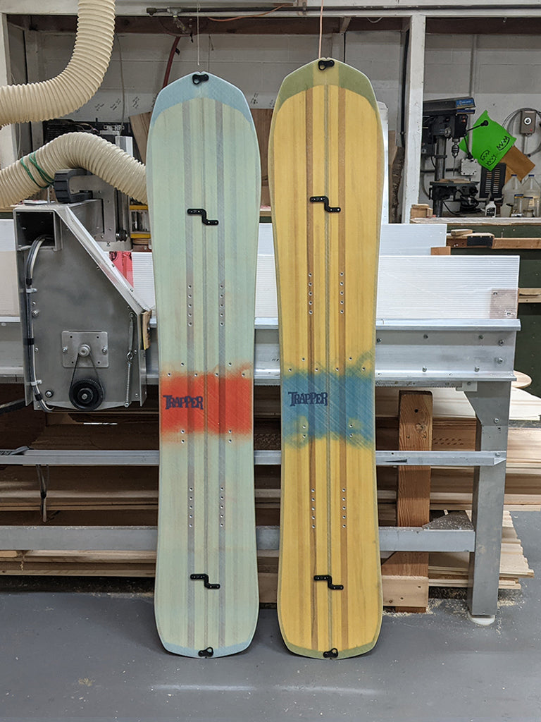 Custom resin tint splitboard